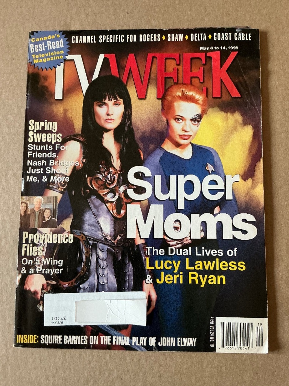 TV Week Magazine Star Trek Voyager & Xena Warrior Princess 1999